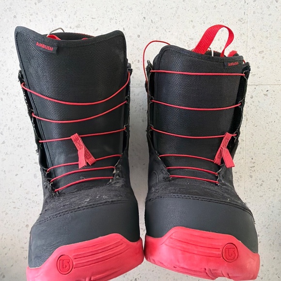 Burton Imprint 3 Ambush Snowboard Boots Size 11.5 US Black/Red main image 13